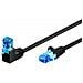 Cavo Patch Cat 6a 1x Angolato A 90°, U / utp, Nero - Foto miniatura 11