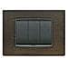 Placca Classic 3 Moduli Rovere Scuro - 20653.33 - Foto miniatura 1