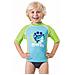 Rash Guard Manica Corta Bambino Azzurro M - Foto miniatura 1