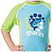 Rash Guard Manica Corta Bambino Azzurro M - Foto miniatura 3
