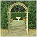 Arco Da Giardino 141x97x243 Cm In Legno Di Pino Impregnato - Foto miniatura 1