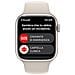 Watch Series 8 41mm Impermeabile 5ATM GPS 32GB WiFi / Bluetooth con Cassa in Alluminio e Cinturino Sport Galassia - Foto miniatura 3