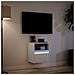 Mobile Tv A Parete Con Luci Led Bianco 41x31x45 Cm - Foto miniatura 7
