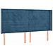 Letto A Molle Con Materasso E Led Blu Scuro 180x200 Cm - Foto miniatura 6
