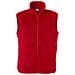 Basic Polar Fleece Vest Rosso L - Foto miniatura 1