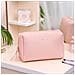 Grande Borsa Per Il Trucco In Pu - Organizer Per Cosmetici Elegante E Portatile Pink - Foto miniatura 2