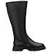Black Casual Closed Ladies' Boots Stivali Pelle Scarpe Donna Nero Eu 37, Z9856-00 - Foto miniatura 3