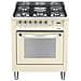 Cucina Elettrica PBI76MFT /C 5 Fuochi a Gas Forno Elettrico Multifunzione Ventilato Classe A Dimensioni 70 cm Colore Beige - Foto miniatura 1