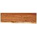 Piano Tavolo 140x40x2,5 Cm Rettangolare Legno Acacia Bordi Vivi - Foto miniatura 2