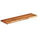 Piano Tavolo 140x40x2,5 Cm Rettangolare Legno Acacia Bordi Vivi - Foto miniatura 3