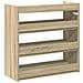 Scarpiera Rovere Sonoma 60x25x62 cm in Legno Multistrato - Foto miniatura 6