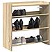 Scarpiera Rovere Sonoma 60x25x62 cm in Legno Multistrato - Foto miniatura 2