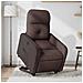 Lusso Casadino -  Poltrona Alzapersona Reclinante Elettrica Marrone Scuro Tessuto - Foto miniatura 8