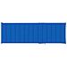 Lettino Da Giardino Con Cuscino Blu Royal Legno Pino Impregnato - Foto miniatura 6