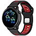 Elegante Cinturino Di Ricambio Da 22 Mm Per Garmin Vivoactive 6 Black+red - Foto miniatura 1