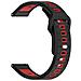 Elegante Cinturino Di Ricambio Da 22 Mm Per Garmin Vivoactive 6 Black+red - Foto miniatura 3