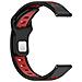 Elegante Cinturino Di Ricambio Da 22 Mm Per Garmin Vivoactive 6 Black+red - Foto miniatura 4