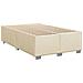 Giroletto a Molle con Materasso Crema 120x190 cm in Tessuto - Foto miniatura 5