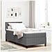 Letto con Rete con Materasso Grigio 100x200 cm Tessuto in Corduroy - Foto miniatura 2