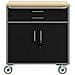 Carrello da lavoro a rulli Nero e Grigio 75 x 45 x 85 cm - Foto miniatura 6