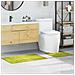 Tappeto da bagno 2 pcs Verde chiaro 50 x 50 cm Polipropilene - Foto miniatura 2