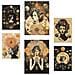 Set Di 6 Stampe Collage Surreali Con Illustrazioni Di Design Esoterico Femminile E Mistico Per Le Pareti Delle Stanze Della Tua Casa A3 & A4 Senza Cornice - Foto miniatura 1