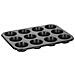 Stampo Per Muffin / Cupcake 12 Cavità Antiaderenti Cottura Omogenea, Nero - Foto miniatura 2