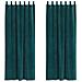 Tende con tende 2 pcs Verde scuro 140 x 245 cm Velluto - Foto miniatura 1