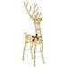 Renna 3D con 140 LED Bianco caldo 128 cm PET - Foto miniatura 1