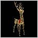 Renna 3D con 140 LED Bianco caldo 128 cm PET - Foto miniatura 2