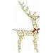 Renna 3D con 140 LED Bianco caldo 128 cm PET - Foto miniatura 3