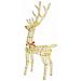 Renna 3D con 140 LED Bianco caldo 128 cm PET - Foto miniatura 4