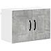 Pensile cucina con porta 2 pcs Grigio cemento 60 x 31 x 40 cm - Foto miniatura 5