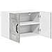 Pensile cucina con porta 2 pcs Grigio cemento 60 x 31 x 40 cm - Foto miniatura 6