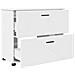 Set di mobili per il bagno con cassetto con porta 3 pcs Bianco - Foto miniatura 5