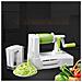 Spiralizzatore Manuale Per Verdure - Affettatrice, Taglierina E Grattugia Versatile Con Lame Multiple - Foto miniatura 6