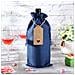 Confezione Da 24 Sacchetti Di Iuta Con Coulisse - Sacchetti Regalo Riutilizzabili Per Bottiglie Blue - Foto miniatura 7