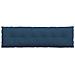Cuscino per Schiena Blu 180 x 19 x 50 cm Tessuto - Foto miniatura 6