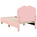 Struttura letto per bambini con testata Rosa 70 x 140 cm - Foto miniatura 6