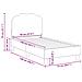 Struttura letto per bambini con testata Rosa 70 x 140 cm - Foto miniatura 9