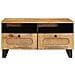 Tavolino da salotto Rovere artigianale 80 x 54 x 40 cm - Foto miniatura 3