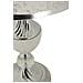 Lampada Da Tavolo Vkh907-argento-tessuto-30x30x54 Cm - Foto miniatura 4
