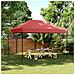 Tenda Party Borgogna 279 x 410 x 315 cm Tessuto Oxford - Foto miniatura 2