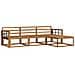 Set di divani da esterno 4 pcs Naturale - Foto miniatura 1