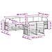 Set divani con cuscino 8 pcs Grigio Naturale e Chiaro - Foto miniatura 8