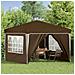 Tenda per feste a pop-up 288 x 288 x 245 cm Tortora - Foto miniatura 3