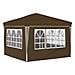 Tenda per feste a pop-up 288 x 288 x 245 cm Tortora - Foto miniatura 9