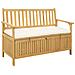 Panchina con contenitore con cuscino con porta 120 x 63 x 84 cm - Foto miniatura 1