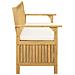 Panchina con contenitore con cuscino con porta 120 x 63 x 84 cm - Foto miniatura 4
