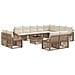 Set Divano da Giardino 13 pcs Beige polyrattan - Foto miniatura 1
